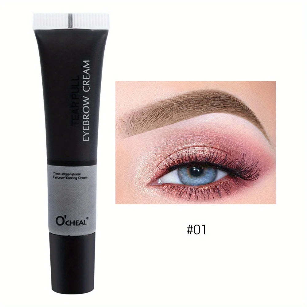 Long-lasting Waterproof Eyebrow Gel Semi-permanent Tattoo Tint Qme 01