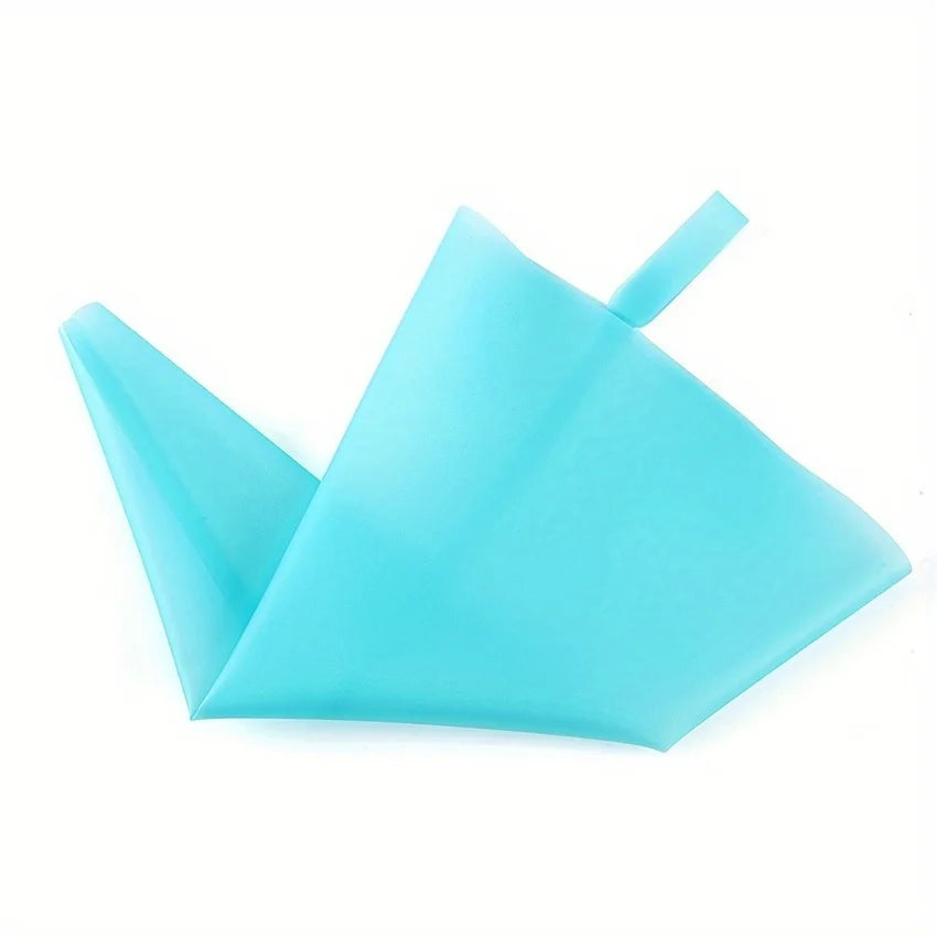 Set of 3 Reusable TPU Silicone Piping Bags - Perfect for Cream Pastry Baking and Cake Decorating! Qme