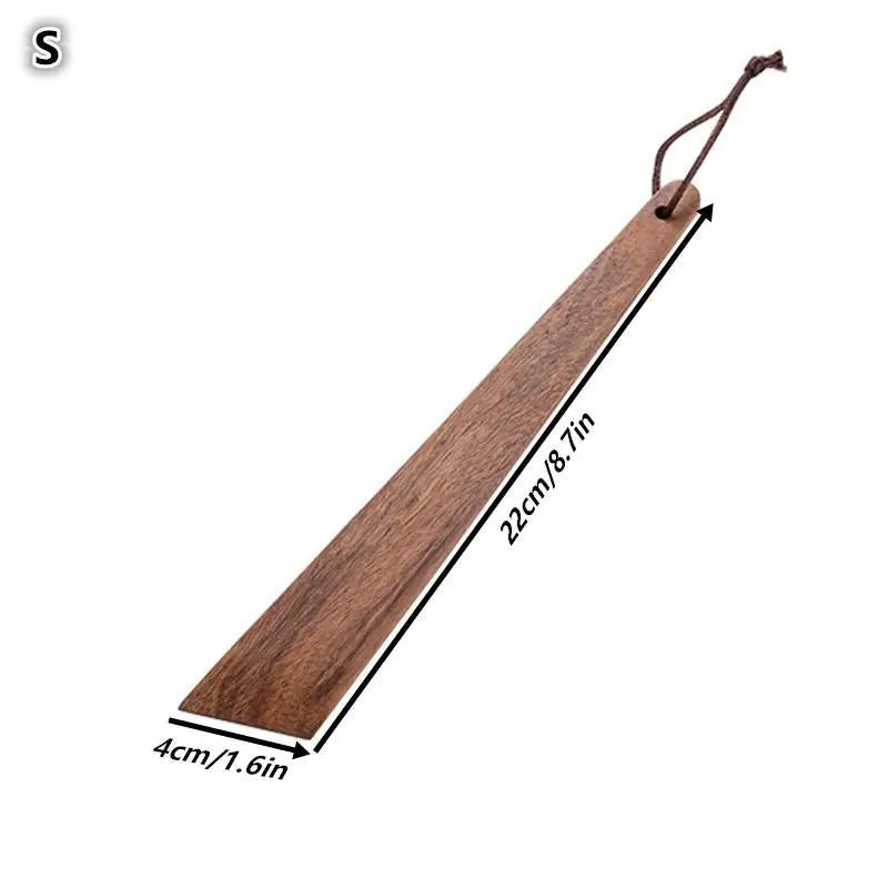Outdoor Wooden Triangular Shovel Temperature Resistance Cooking Qme S