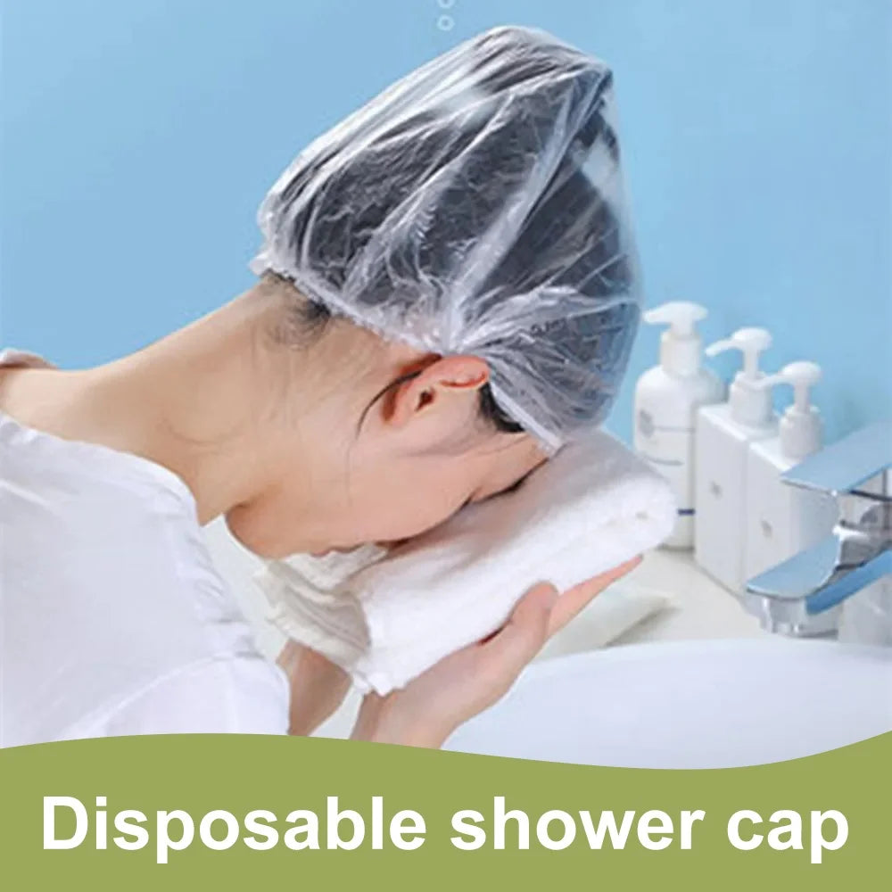 100pcs Disposable Fresh-keeping Film Cover Reusable Kitchen Household Food Grade Fresh-keeping Bowl Cover PE Fresh-keeping Film Qme