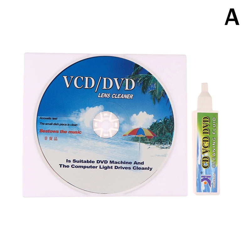 CD VCD DVD Player Lens Cleaner Audio Cassette Tape Head Demagnetizer Qme A
