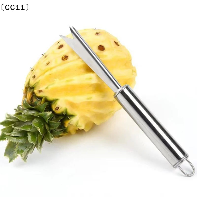 Stainless Steel Pineapple Eye Peeler Shovel Tip Rust Resistant Handle Qme