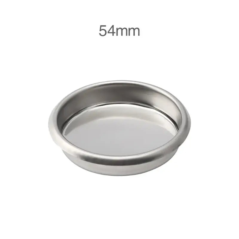 Coffee Blind Filter Bowl 51/54/58mm Stainless Steel Non Pressurized Filter Cup For Backwashing In Semi Automatic Coffee Machine Qme M