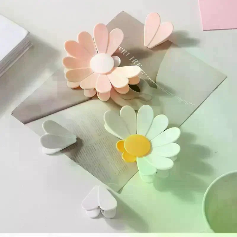 Flower Magnetic Clip Creative Kitchen Gadget Multifunctional Snack Sealer Food Storage Unique Petal Clip Cute Home Fridge Magnet Qme