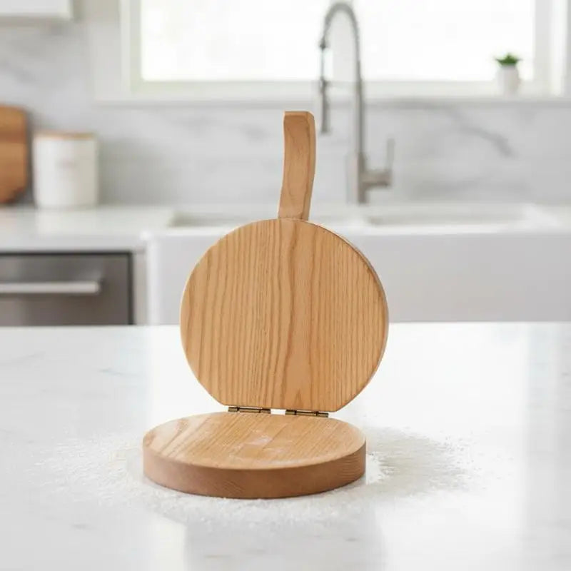 Solid Wood Dough Press Tool Quick Easy Dumpling Skin Presser Home Qme