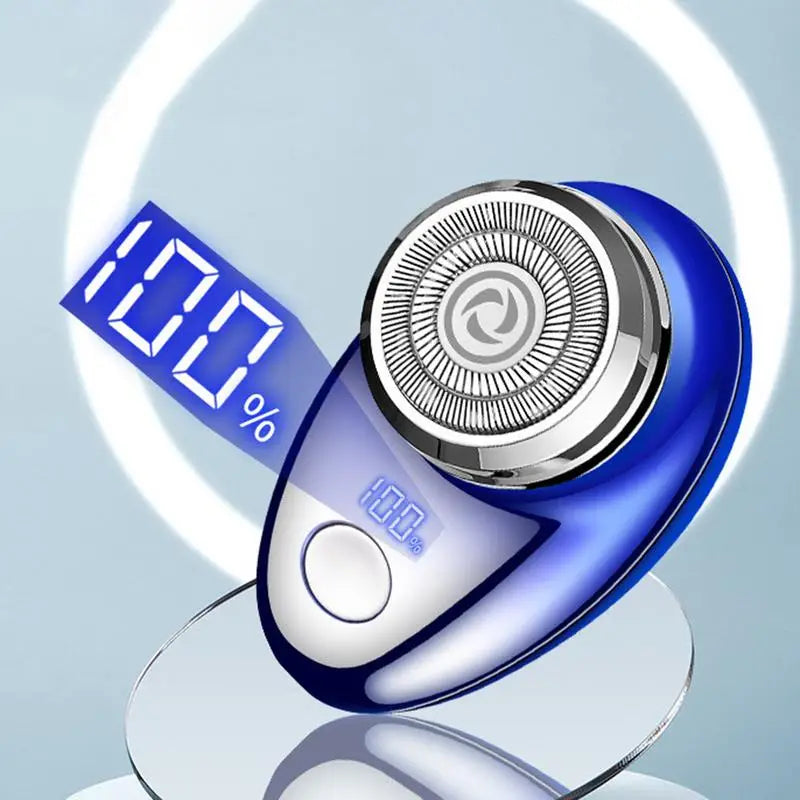 Mens Face Shaver USB Rechargeable Trimmer Waterproof Cordless Rotary Qme