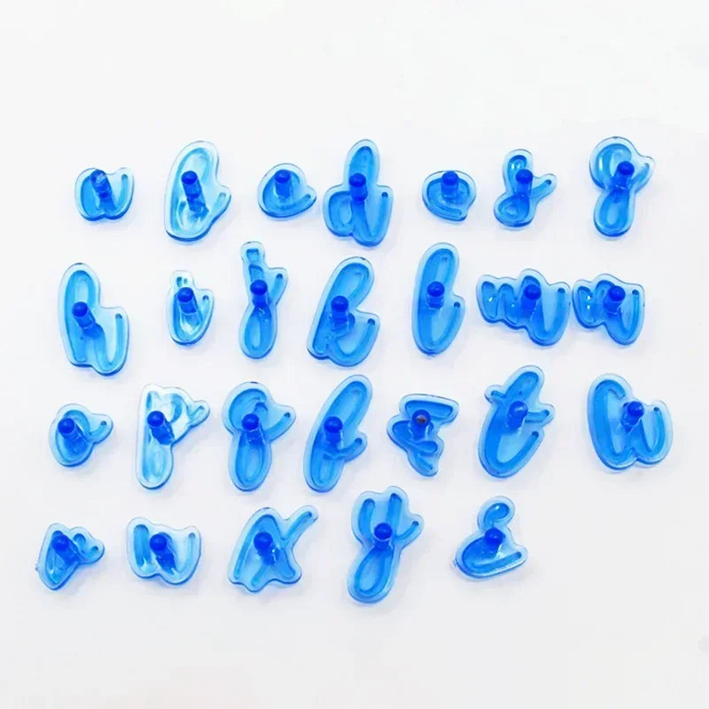 DIY Upper&lower Case Alphabet Letters Number Embosser Mold Cookie Qme Lowercase