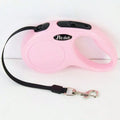 3m 5m Automatic Retractable Pet Leash Suitable Medium Small Dogs Qme pink