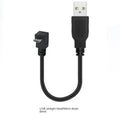 5pcs 0.25m Android Elbow Data Line Up and Down Left and Right Bend Micro USB Android Mobile Phone Line Car Recorder Charging Qme Micro down bend