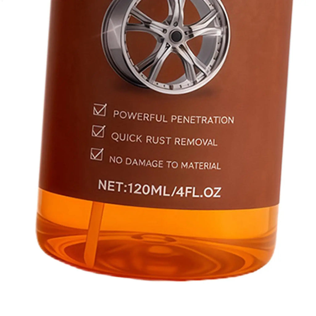 For Metal Iron Remover 120ml Fast-Acting Detailing Cleaner Rust Stain Remover Spray For car Brake Wheel Tire Rim Steel Rv Repair Qme