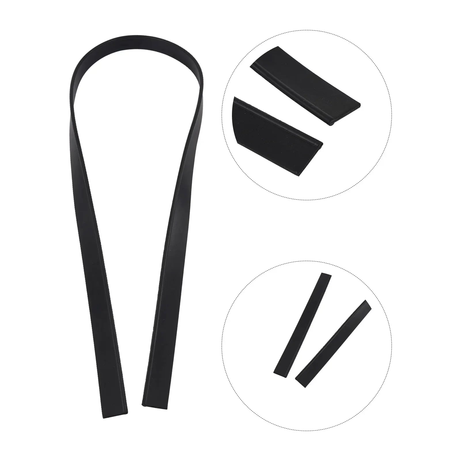Glass Squeegee Refills Replacement Squeegee Window Shower Bathroom Cleaner Part Glass Cleaning Tool Accessories Qme