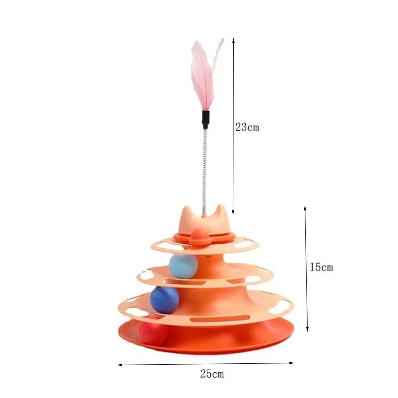 B Pet Toys, Cat Toys, Self-hey, Relieve Boredom, Cat Turntable, Funny Cat Stick, Funny Cat, Kittens Funny Cat Ball Supplies Cats Qme