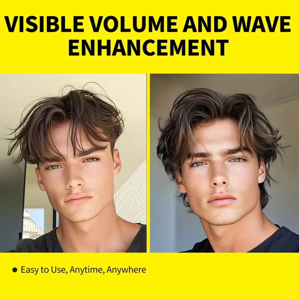 Beach Wave Spray: Volumizing Texturizer with Kelp & Magnesium Sulfate for Healthier, Natural-Looking Hair. Qme
