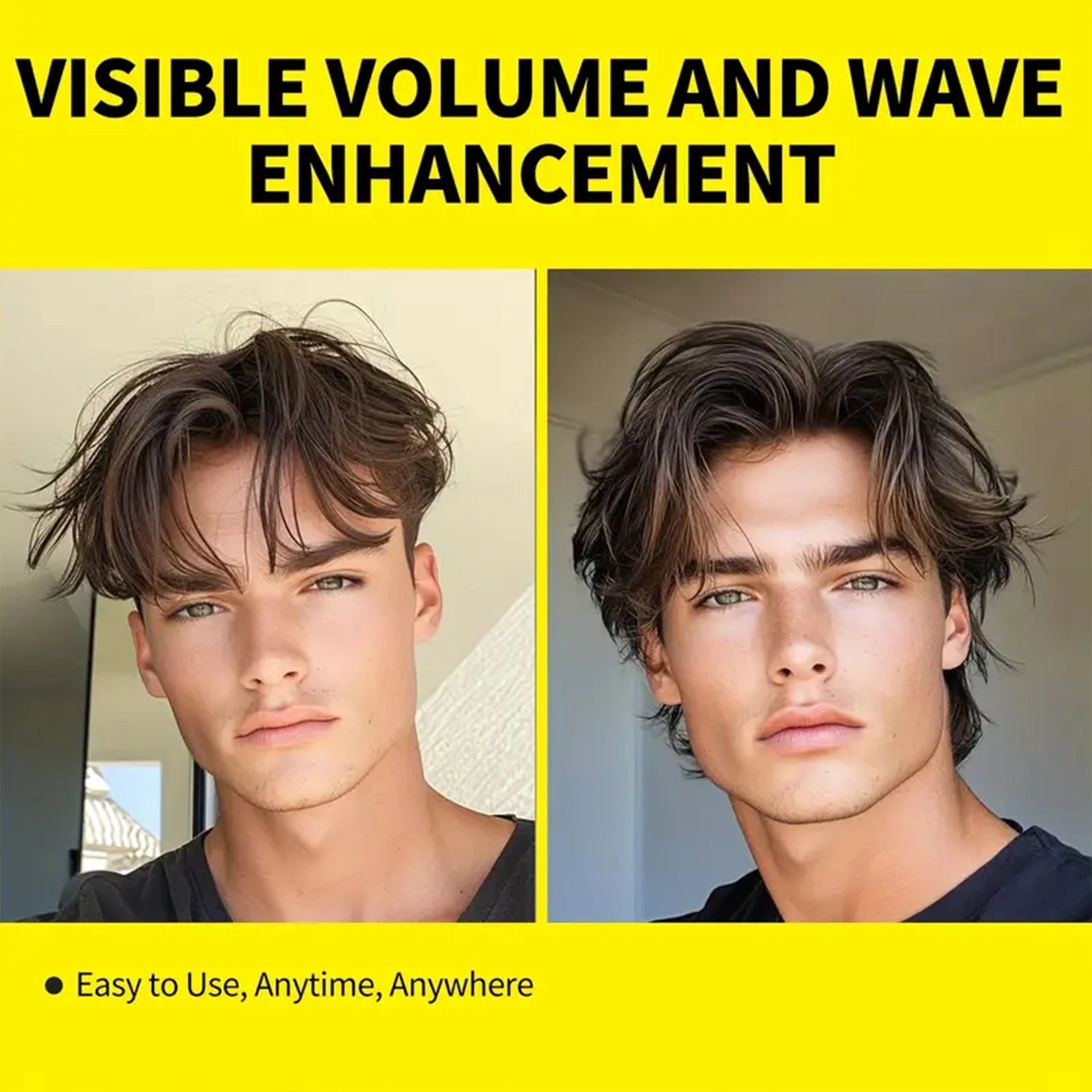 Beach Wave Spray: Volumizing Texturizer with Kelp & Magnesium Sulfate for Healthier, Natural-Looking Hair. Qme