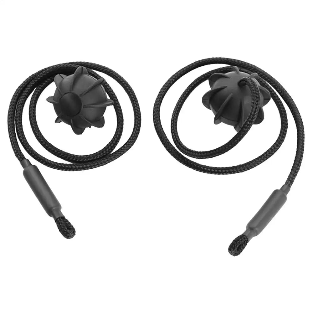 Universal Car Rear Shelf Straps Ball Holding Cord Vehicle Tailgate Qme 2pcs
