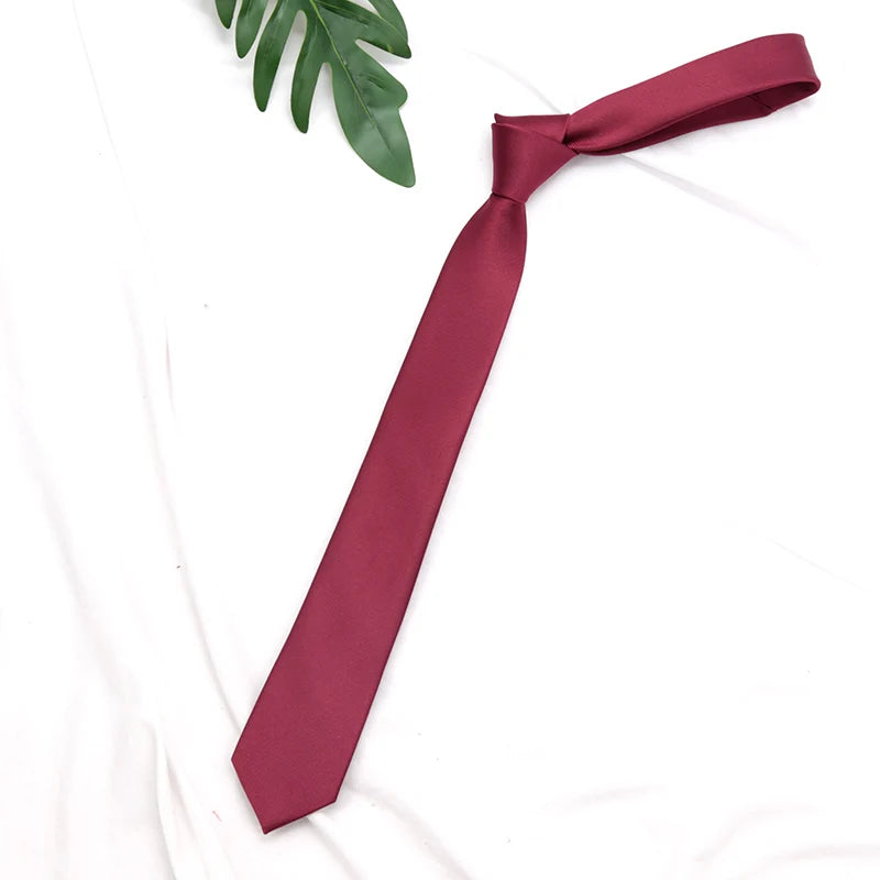 Black Colors Zipper Tie Handmade Necktie Skinny Men Ties Man Women Qme A-14