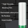 Outer Wall Paint Protection Film Decoration Paint Masking Film High Viscosity Adhesive Furniture Car Spray Paint Protector Qme 1 Roll 2.4mx12M