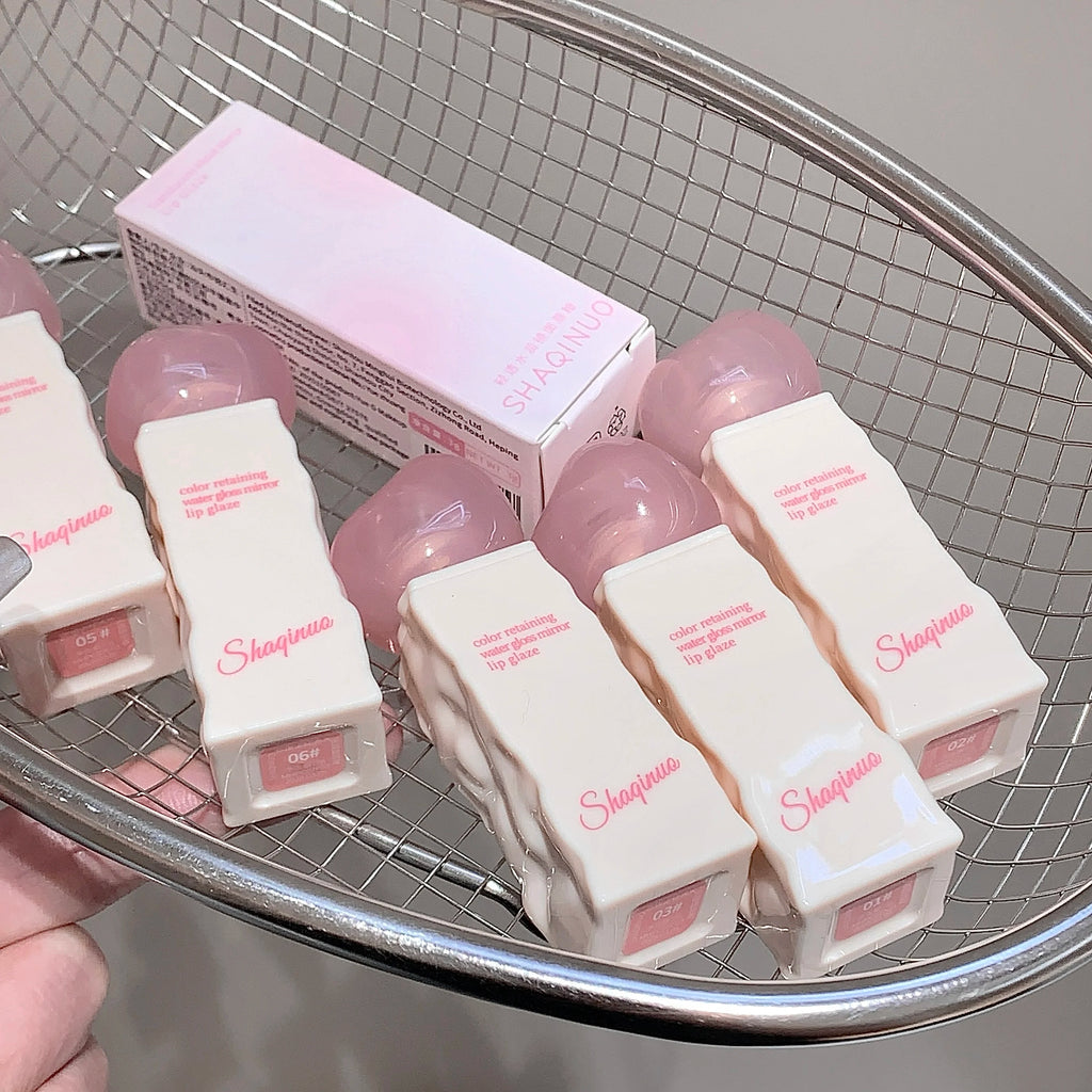 SHAQINUO Mirror Gloss Lip Hydrating Long-lasting Luminous Finish Qme