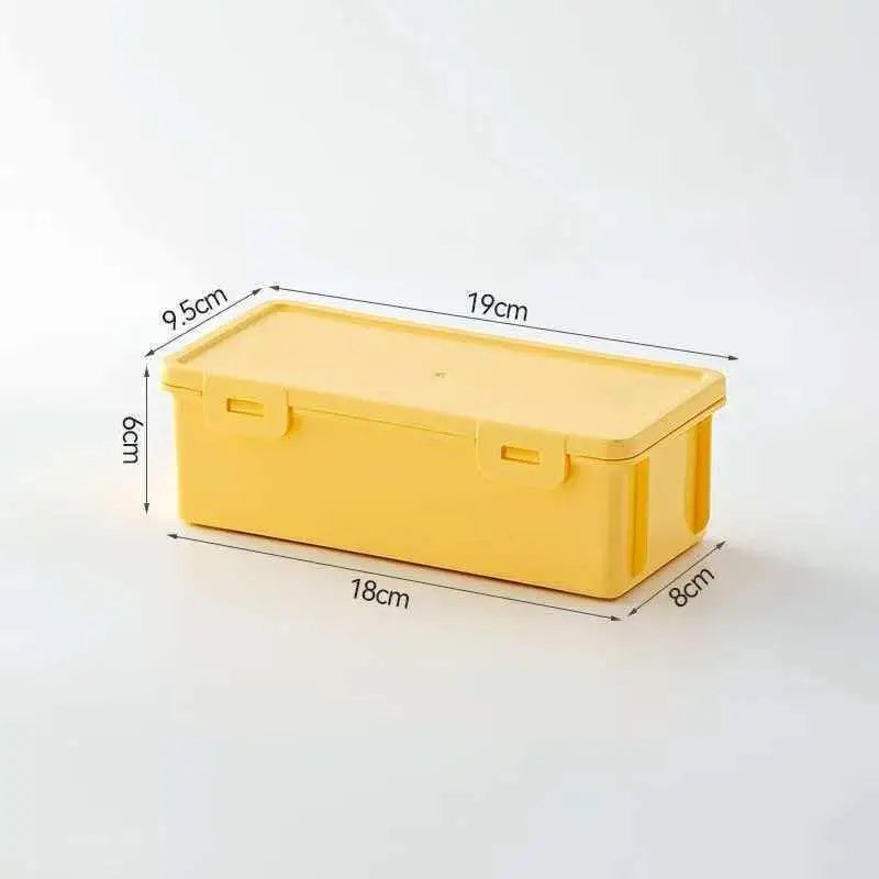Macaron Plastic Pencil Case Large Capacity Snap Lid Perfect Students Qme L