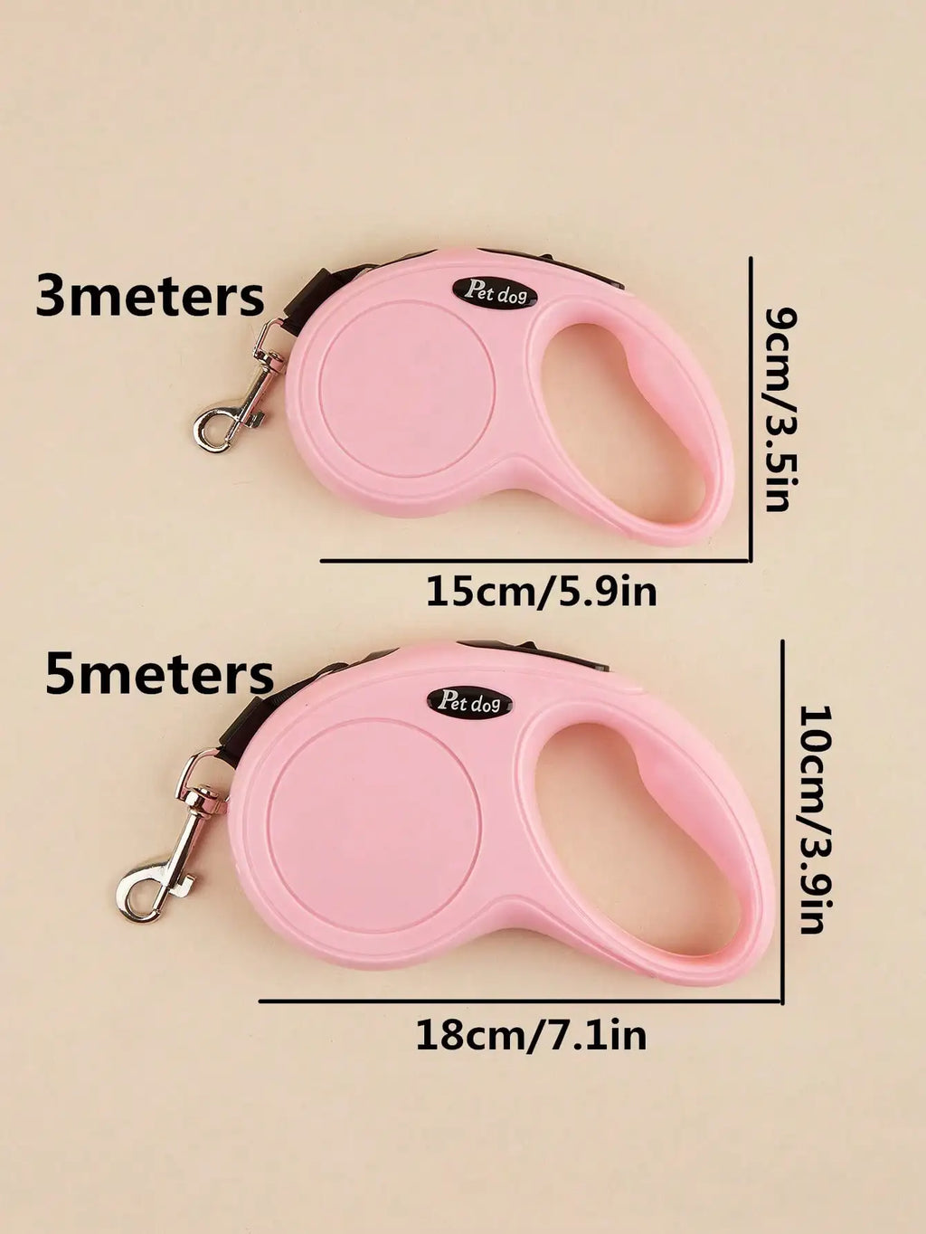 3m 5m Automatic Retractable Pet Leash Suitable Medium Small Dogs Qme