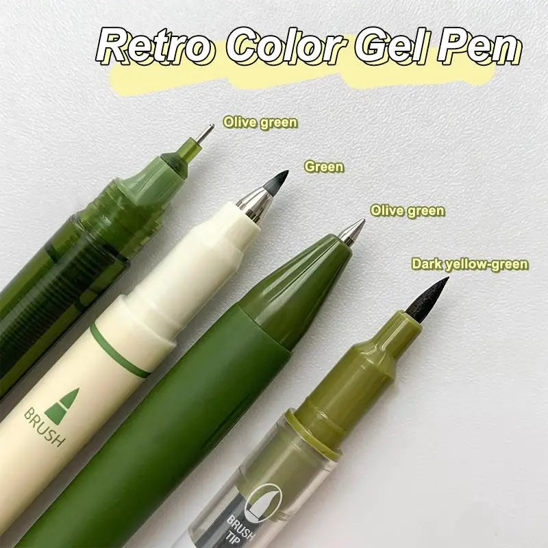 Vintage Luxury Pens Quick-dry Ink Smooth Writing Journal Pen Suitable Qme