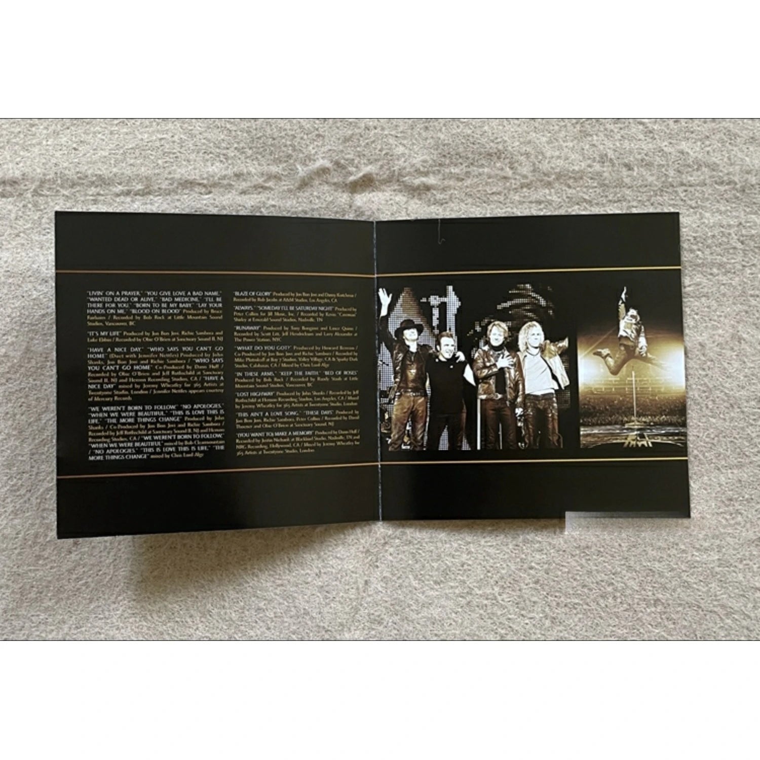 Rock Music CD Album with Bold Black & Gold Art Cover, Eye-Catching Sword-Heart-Wings Logo + High-Energy Rock TracksC Qme