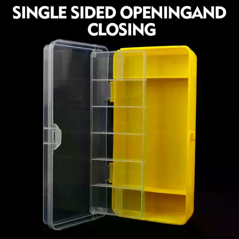 Double Layer Bait Container Fishing Tackle Boxes Portable Organizer Qme