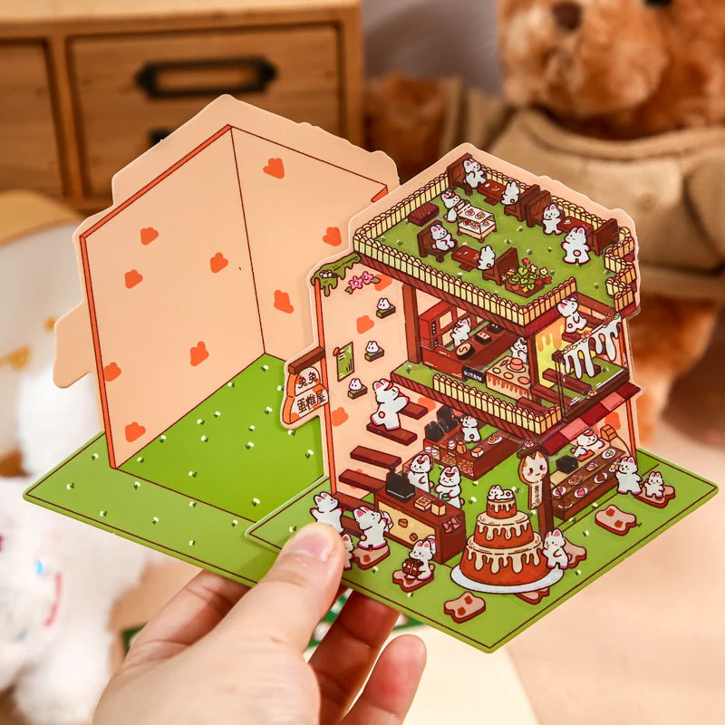 Creative Cute Rabbit Nini Sticker Book, Decor for Photo Frames, Storage Boxes, Postcards & Scrapbooks, Great for Leisure Time Qme