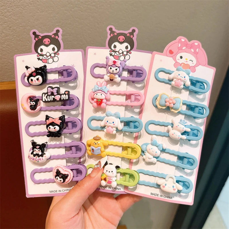 Clow Mi Cartoon Hair Clips Cute Accessories Students Side Bang That Qme
