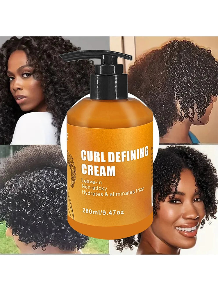 GZE CURL DEFINING CREAM with Argan Oil for Wavy and Curly Hair Hair Moisturizer and Deep Conditioning for Shine and Bounce Qme CURL DEFINING CREAM