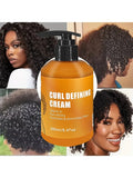 GZE CURL DEFINING CREAM with Argan Oil for Wavy and Curly Hair Hair Moisturizer and Deep Conditioning for Shine and Bounce Qme CURL DEFINING CREAM
