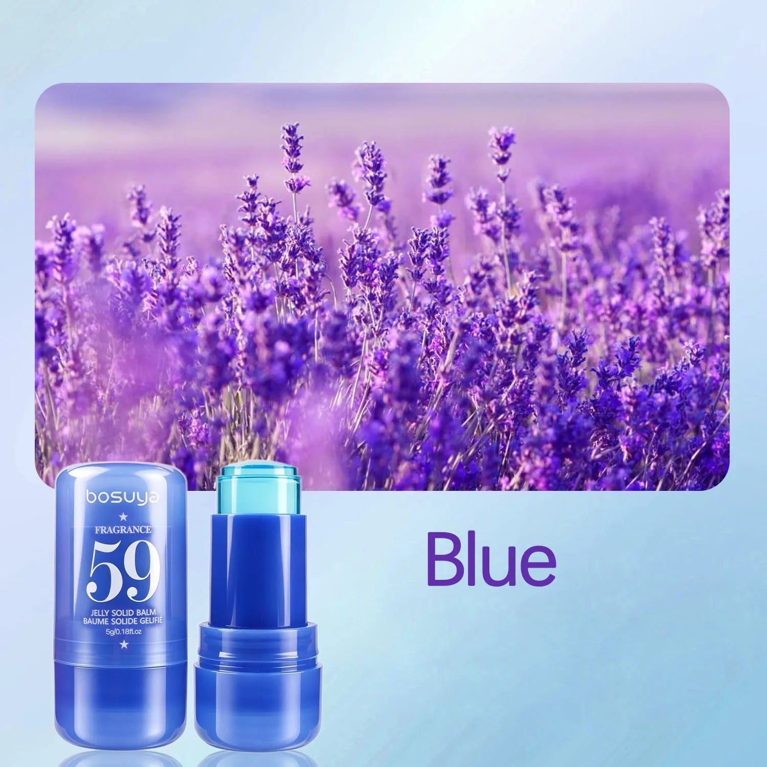 Jelly Fragrance Cream Long-lasting Elegant Light Emits Charming Aroma Qme Blue