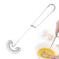 Manual Egg Beater Stainless Steel Spring Coil Mixer Egg Stirring Kitchen Tools. Qme Silver 1pc