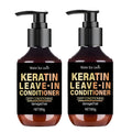 Keratin Leave-In Conditioner with Biotin & Collagen - Repairs Damaged Hair for Deep Moisture, Softness & Shine, Hair Treatment. Qme Smoothing & Straightening