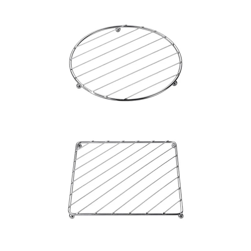 Metal Pot Mat Coasters Heat Insulation Pad Bowl Dish Casserole Table Qme
