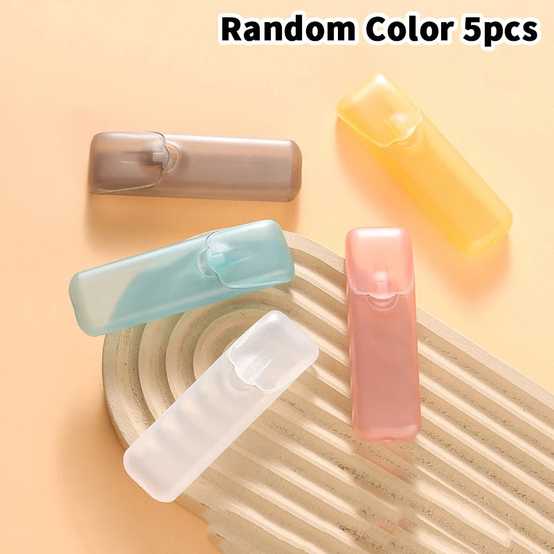 Portable Small Toothpick Case Mini Storage Boxes Holder Lid Home Qme A5
