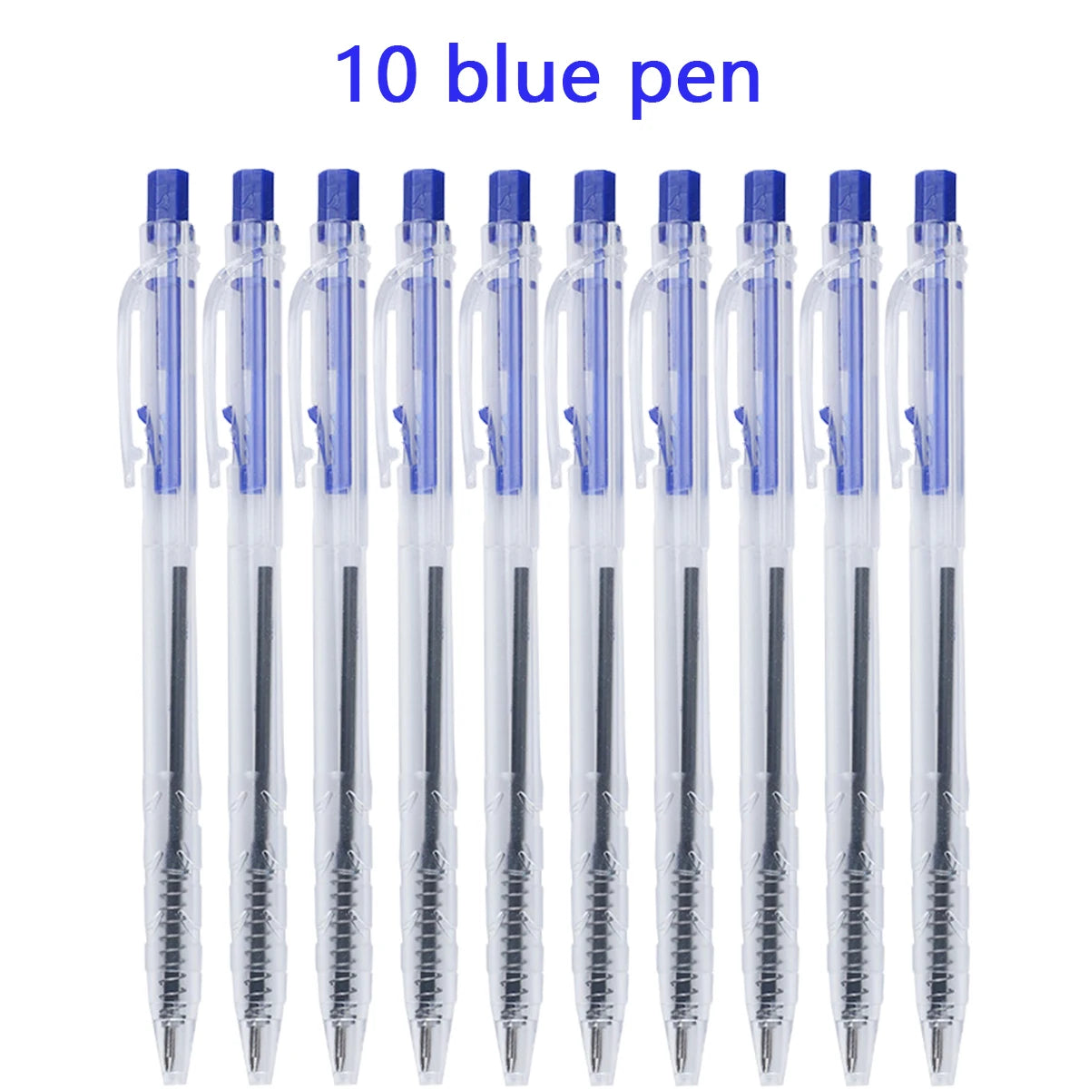 Retractable Ballpoint Pens, Medium Point (0.7mm), 10-30 Pack, Black/Blue/Red Pens Perfect Color Pens For School Office Supplies Qme 10 blue pen