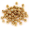 Original Gold Color Metal Spacer Beads 304 Stainless Steel Smooth Round Loose Beads Qme 1 5mm