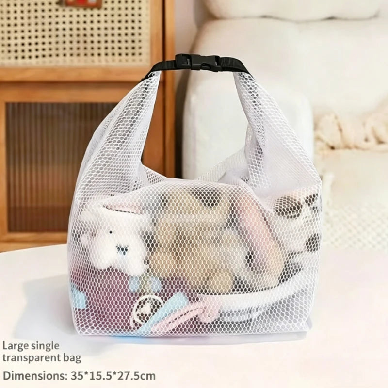Waterproof Storage Bag, Fitness Clothing, Swimming Bathroom, Large Capacity Drawstring, Outdoor Toiletries Bag Qme Large white