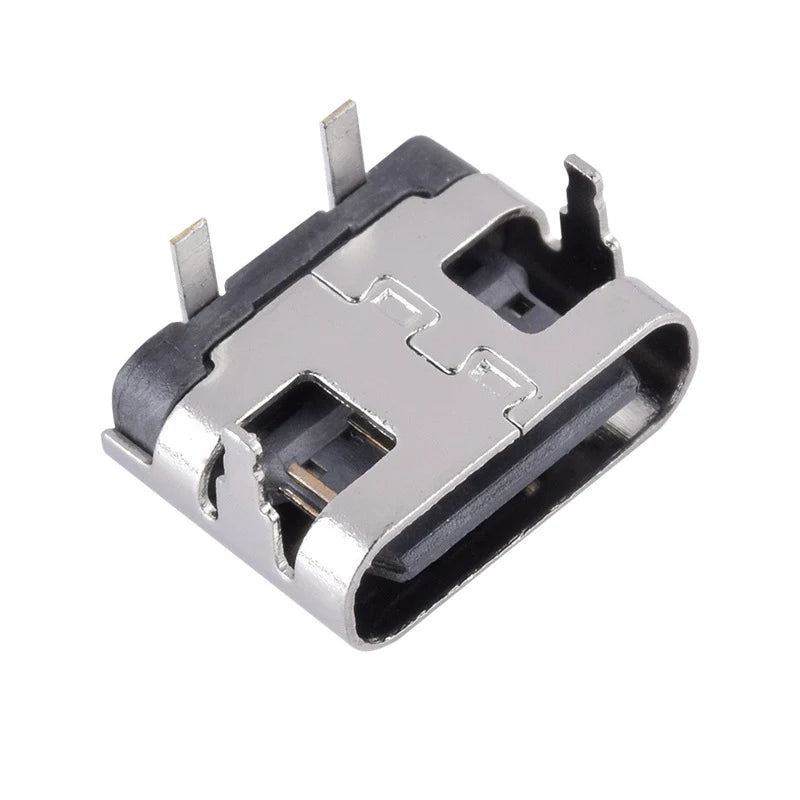 2 Pin Micro USB C Connector Socket 3 1 Type-c Female Power Jack Dock Qme