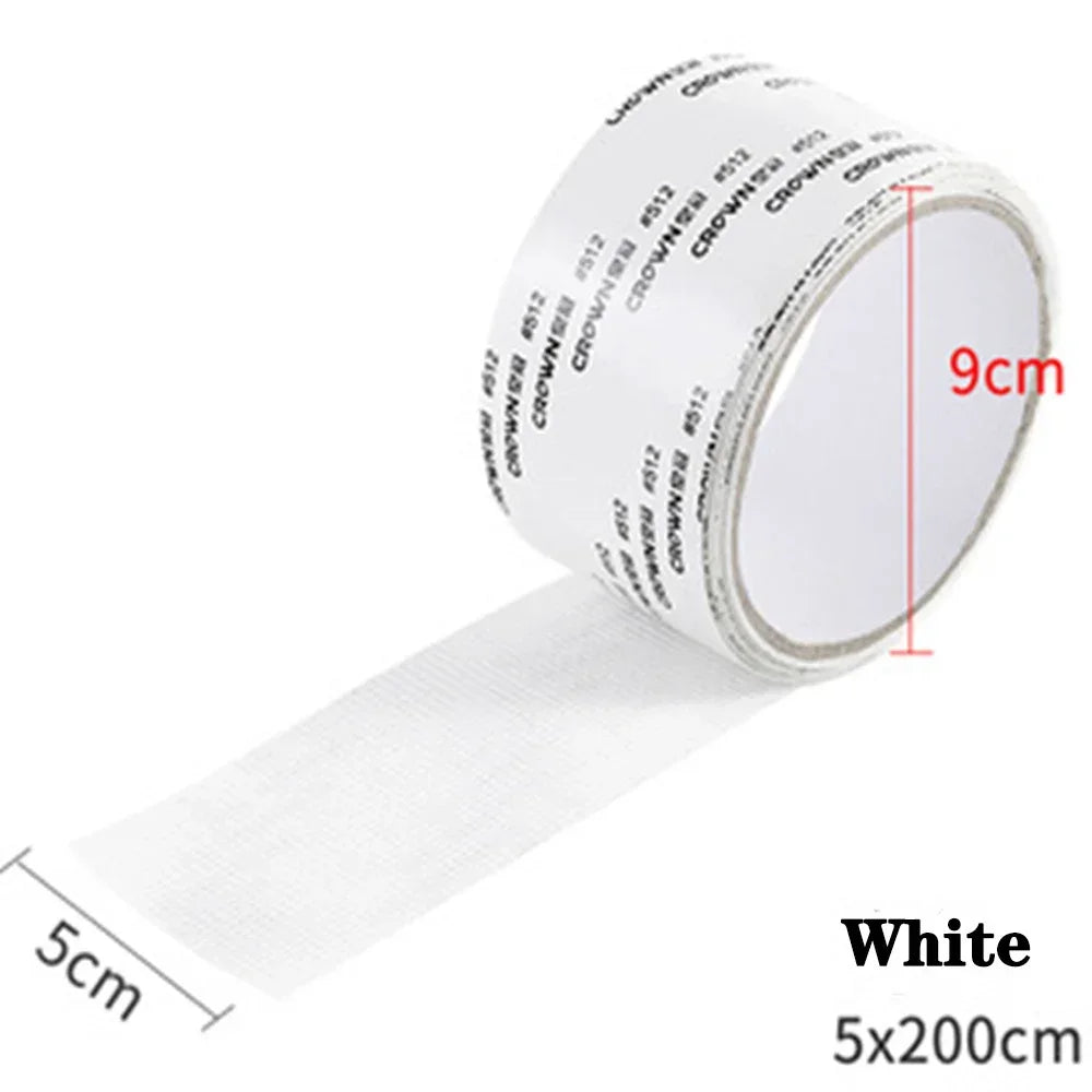 1ps Easy-to-Apply Waterproof Window Screen Repair Tape – Keep Mosquitoes Out with Our Anti-Insect, Self-Adhesive Mesh Patch Qme WHITE