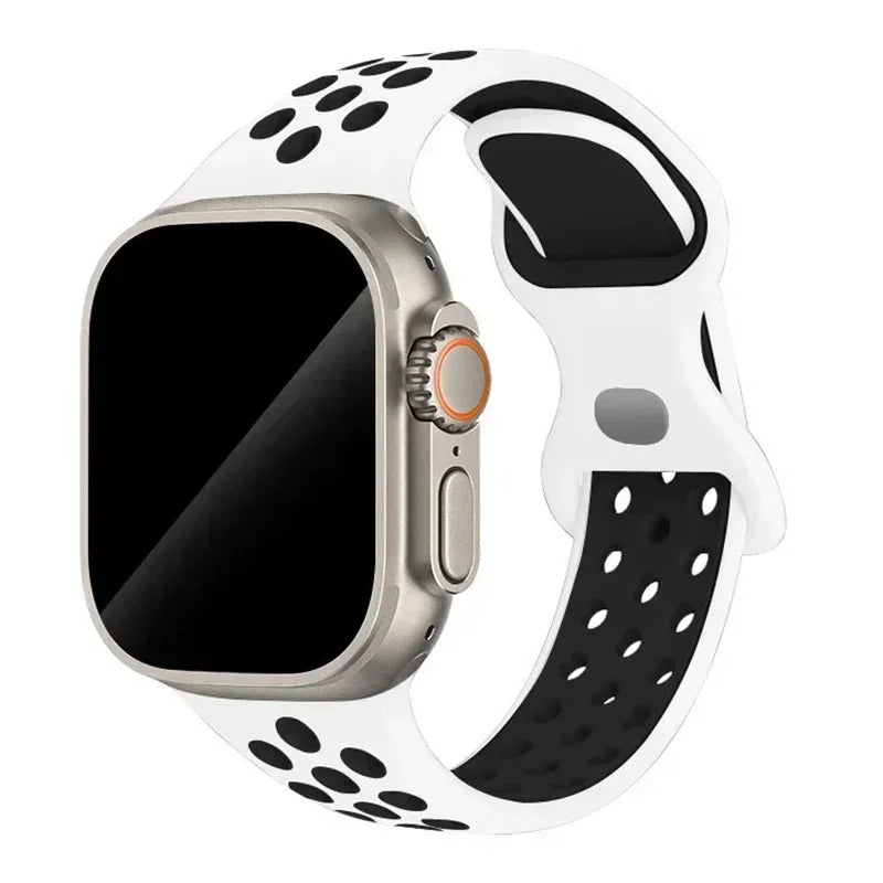 Silicone Strap Apple Watch Band Ultra 2 Sport Bracelet Iwatch Series