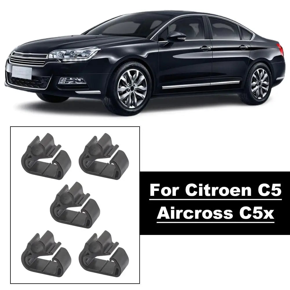 5pcs Wiper Arm Spray Pipe Clamp Buckle For Peugeot 3008 (P84) 5008 (P87) 408x for Citroen C5 Aircross C5x Accessories Qme