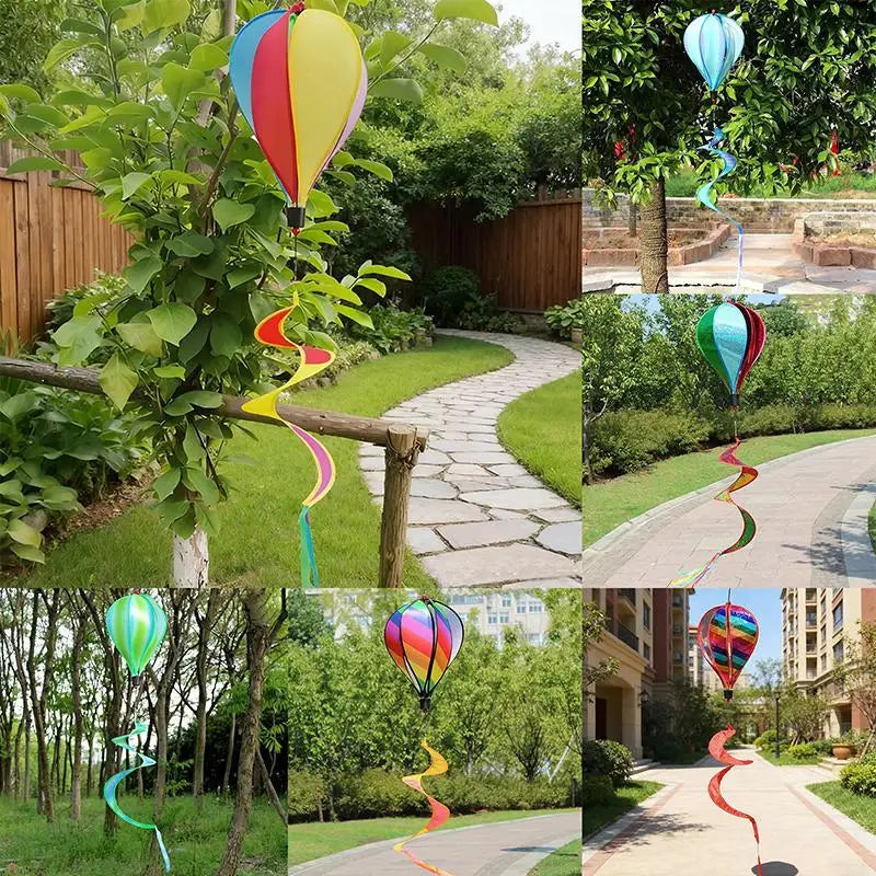 Outdoor Windmill Garden Yard Home Festival Celebration Balloon Air Qme