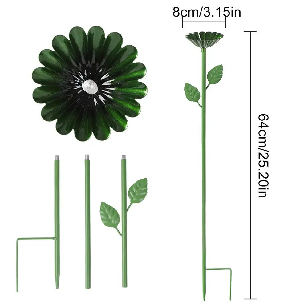 Bee Watering Station 2 Pieces Flower With Stake Garden Decor Tall Bee Baths For Garden For Wild Hummingbird Butterfly Outdoor Qme 2pc random color China Mainland