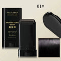 3Color Quick Touch-Up Hair Stick Temporary Color Stick Portable Temporary Quick Coverage Hair Pen Disposable Hair Dye Stick Comb Qme Black