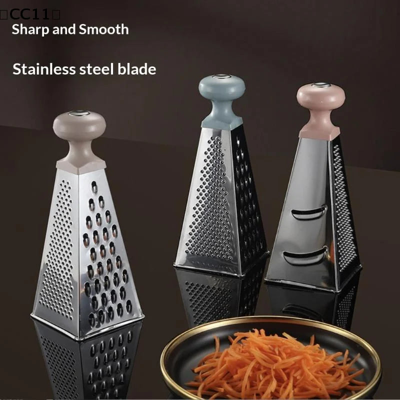 Stainless Steel 4-Sides Multi-function Vegetable Slicer Kitchen Tool Qme