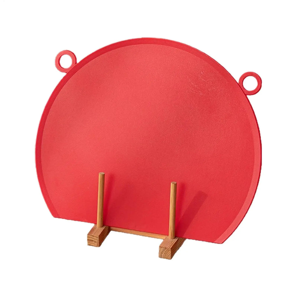 Cutting Board Silicone D-shaped Mat Kids Food Prep Chopping Vegetable Qme