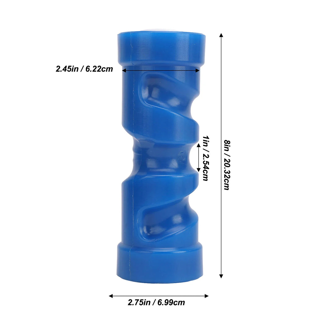 8 Inch Self-Centering Keel Boat Trailer Roller with 0.67Inch Center Bore Diameter Bow Stop Roller Marine Hardware for Boat Qme