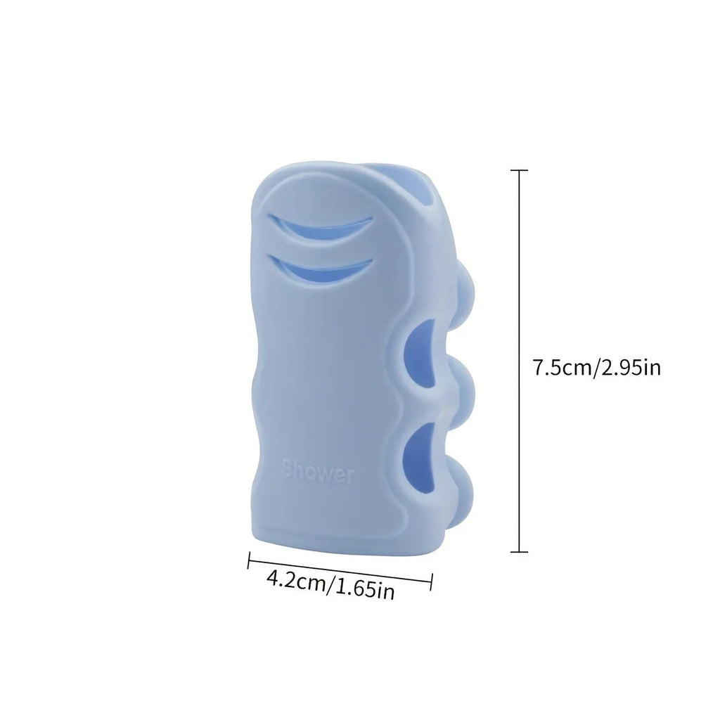 Powerful shower head stand- Durable, removable wall suction cup stand for handheld shower head, lightweight bathroom accessories Qme
